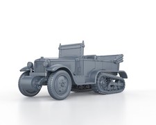 WWII BELGIAN - Citroen Kegresse P19 3D Printed Model 1/48 1/56 1/72 1/87