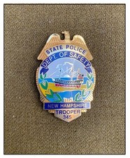 Ancienne Plaque Police New