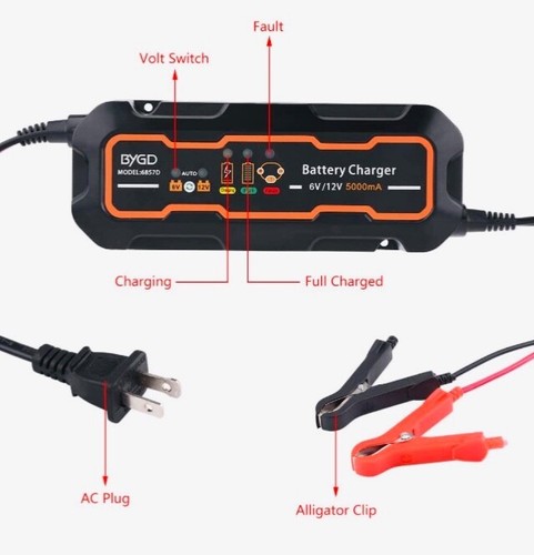 12v 5a automatique - 5a,