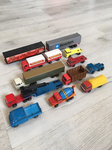 Lot anciens camions majorette - anciens,