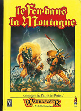JDR JEU DE ROLE DESCARTES WARHAMMER 1ERE ED LE FEU DANS LA MONTAGNE