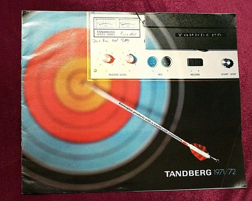 Vintage tandberg brochure - vintage,