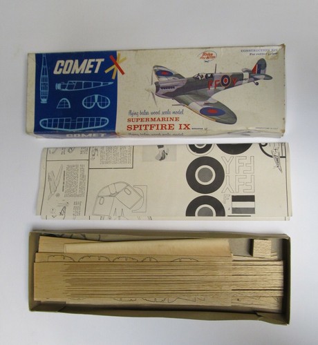 1960 comet spitfire balsa - 1960's,