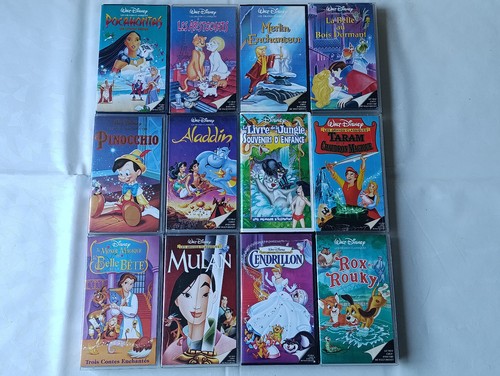 Lot dessins animés walt - animés,