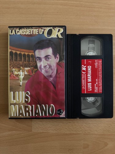Vhs cassette luis mariano - cassette,