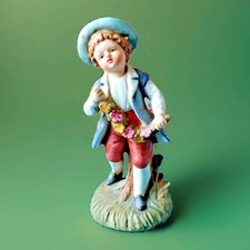figurine en porcelaine capodimonte italie vintage