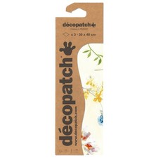[C851C] Décopatch Pochette 3 Feuilles Identiques Ref 851 Champs printemps