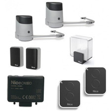 Automatisme pour portail battant 2.4 m - NICE - HOPPBDKCE