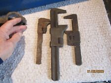 Ancienne Clés à Molette Outils de Plombier Mécanicien Serrurier ou Menuisier