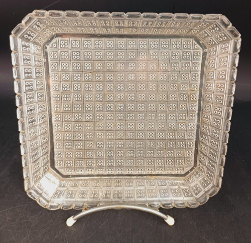 Joli plat carre verre moule - joli, en