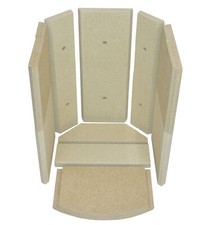 Habillage de foyer pour poêles à cheminée Alicante de Fireplace plaques kit