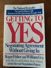 Getting To YES: Negotiating
