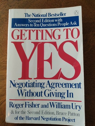 Getting yes negotiating - to,