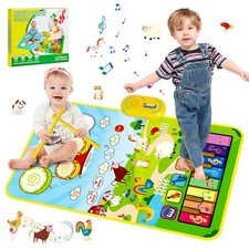 Jouets pour Bébés pour Garçons de 1 An 3 en 1 Enfants en bas âge Piano Musica...