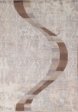 Haute Qualité Laine Moderne Tapis 2.1x2.7m Remarquable Abstrait Design Tapis