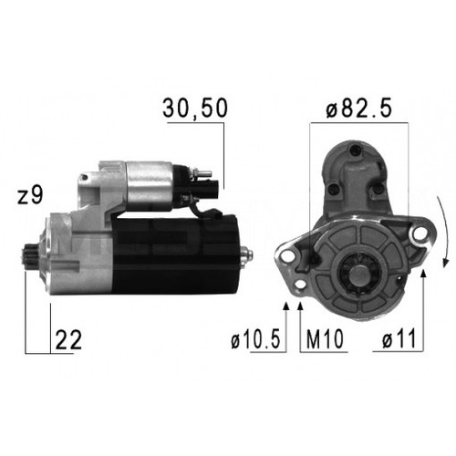 Moteur arrêt em571q - moteur, d'arrêt