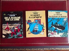 Lot de 3 tableaux peints à la