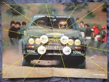 Poster Trophée Citroën Visa rallye Acropole 1983 Tabatoni Sport automobile