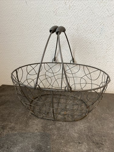 Ancien petit panier - petit, fer