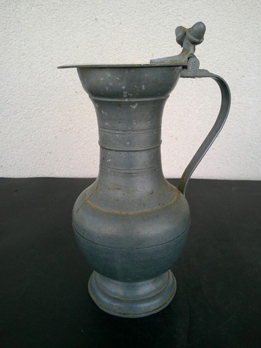 Pichet etain ancien - pichet,