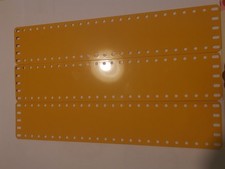 MECCANO LOT DE 3 PLAQUES/BANDES (  jaune anglais ) 32x6 ref 197