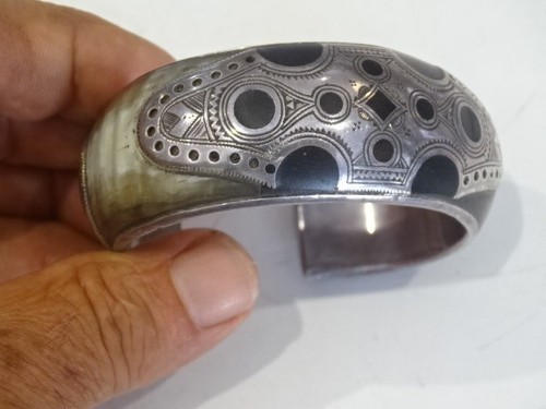 Bracelet touareg corne - corne, et