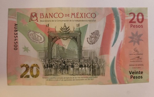 Peso mexican bill 2021 - peso,