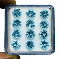 VVS 12 Pièces Naturel Topaze