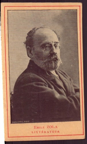 Carte portrait emile zola - carte,