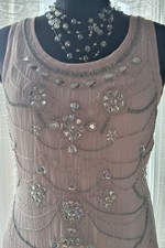Robe rose à STRASS pour