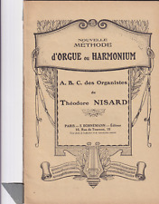 ABC des organistes Theodore Nisard   Nouvelle methode orgue et  harmonium Rare