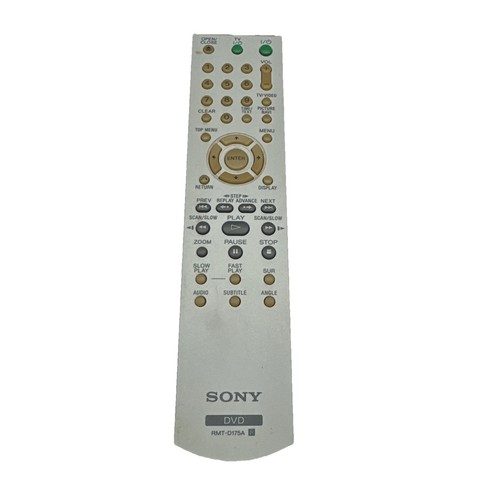 Sony rmt d175a dvd remote - dvd,