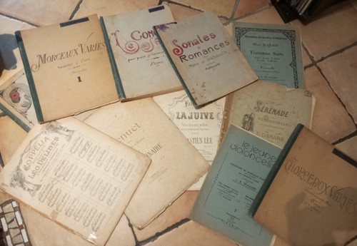Partitions anciennes piano - partitions,
