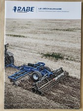 Tracteur Déchaumeurs Rabe Prospectus Brochure