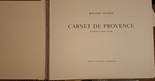 Carnet provence roland - carnet, de