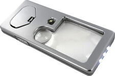 Loupe de lecture x3 / x7 avec mini lampes LED - Pearl