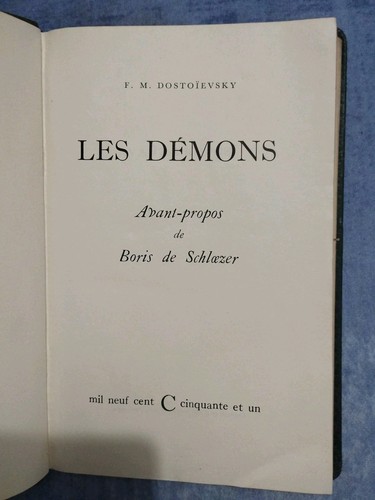 Les démons f m - les,