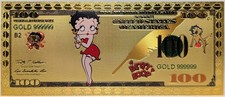 Billet En Or Plaqué 24K De