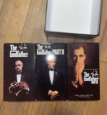 Vintage The Godfather Collection VHS Box Set 1997 Parts 1, 2, and 3