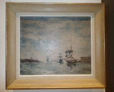 MARINE Navires Français HST XIX siècle port Mer Océan Altlantique Frégate Ciel