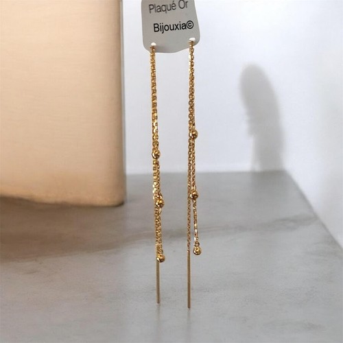 Boucles oreilles double - boucles, d'oreilles