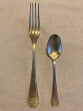 Couverts CHRISTOFLE Modèle "America" 1950's Vintage Antique French Cutlery