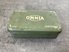 Ancienne Boîte Tôle Manufacture Omnia Accessoires Machine à Coudre Pièce 