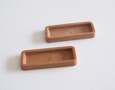 PLAYMOBIL (O1113) ZOO - Lot de 2 Mangeoires Marron Animaux 3145 3435