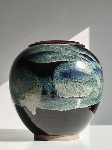 Vase céramique signé jean - céramique,