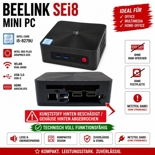 Beelink sei8 mini intel - mini, pc