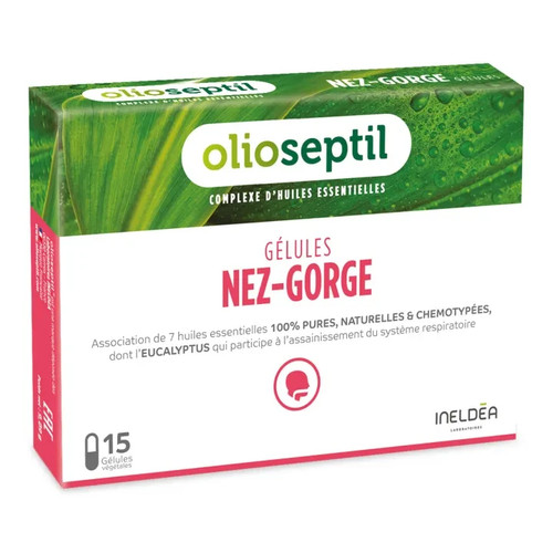 Gélules nez gorge olioseptil - gélules, nez-gorge