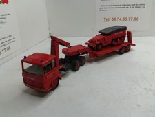 1/43  1/50 SOLIDO CAMION PORTE CHAR RENAULT HALF TRACK