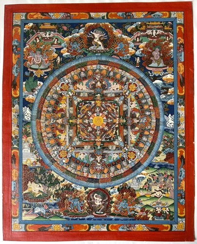 Rare thangka tibétain - rare,