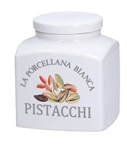 Bocal 500ML Pistaches en Porcelaine Série Conserve